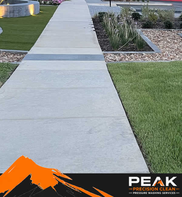Pressure Washing Concrete Surfaces